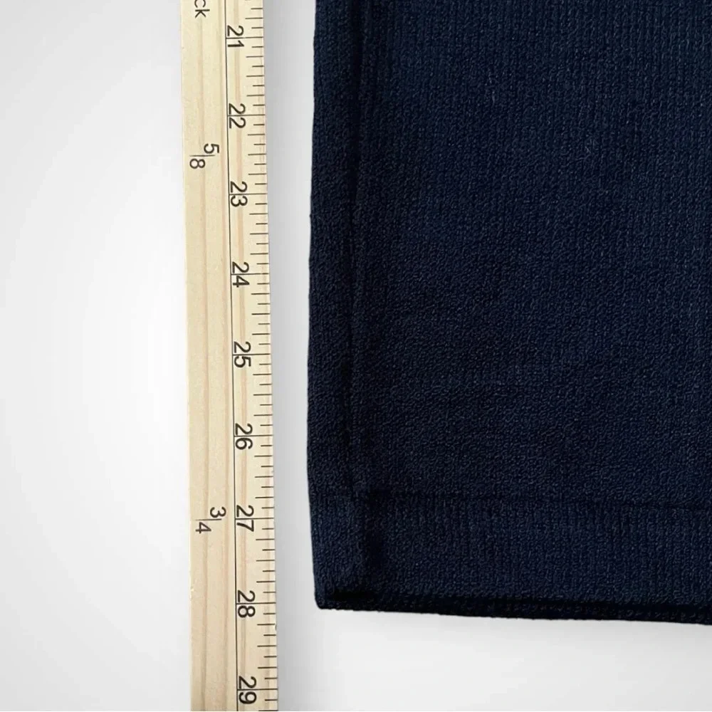 ST. JOHN COLLECTION BY MARIE GRAY Women's Navy Knit Wide Leg Pants Size 14 | EUC - Picture 9 of 10